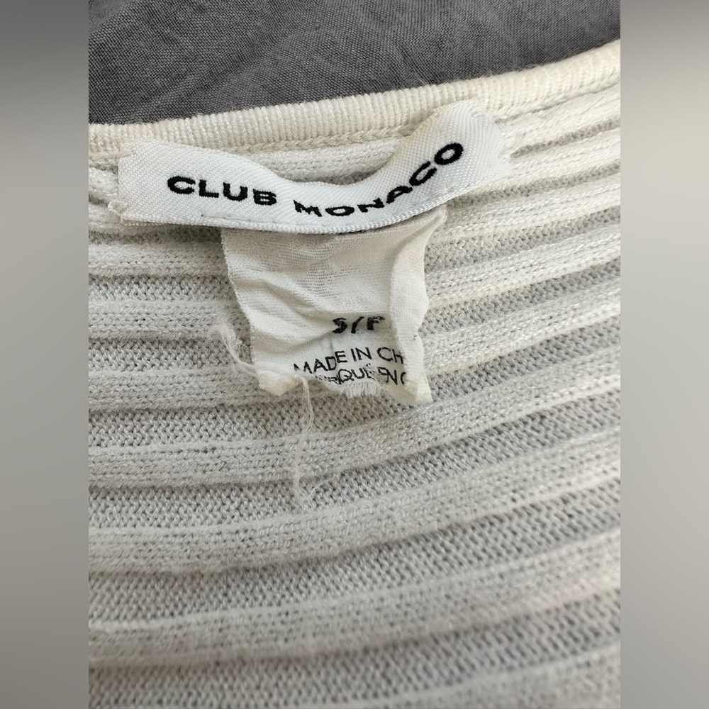 Club Monaco Parvana cutout white sweater dress - Picture 3 of 6